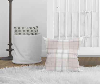 Bully Plaid Throw Pillow