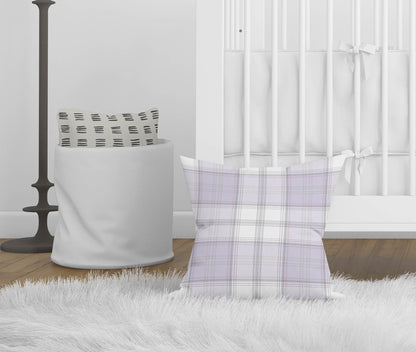Bully Plaid Throw Pillow
