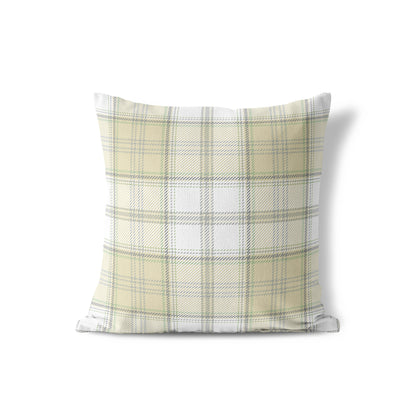 Bully Plaid Throw Pillow