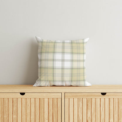 Bully Plaid Throw Pillow