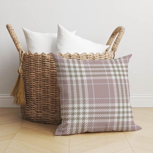 Christopher Plaid Throw Pillow
