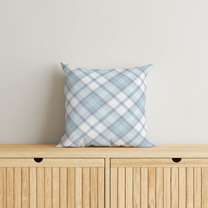 Diamond Plaid Throw Pillow