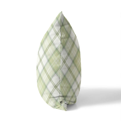 Diamond Plaid Throw Pillow