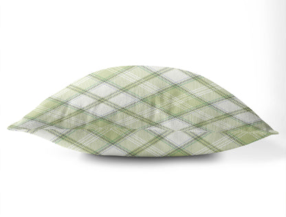 Diamond Plaid Throw Pillow
