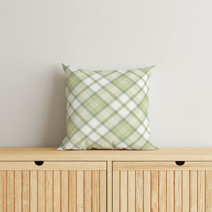 Diamond Plaid Throw Pillow