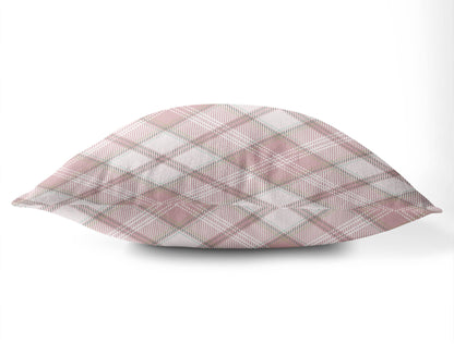 Diamond Plaid Throw Pillow