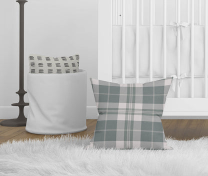 Tartan Block Throw Pillow