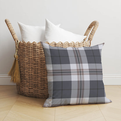 Tartan Block Throw Pillow