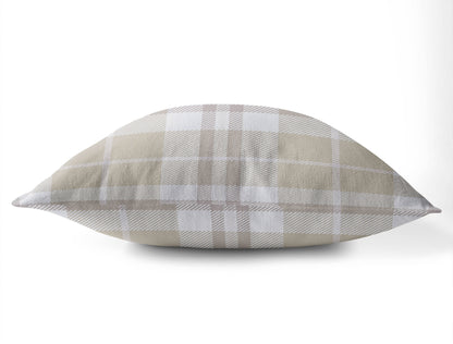 Tartan Block Throw Pillow