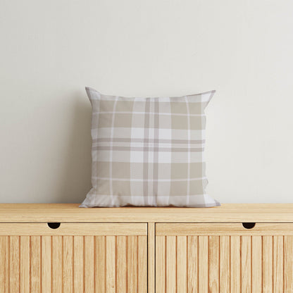 Tartan Block Throw Pillow