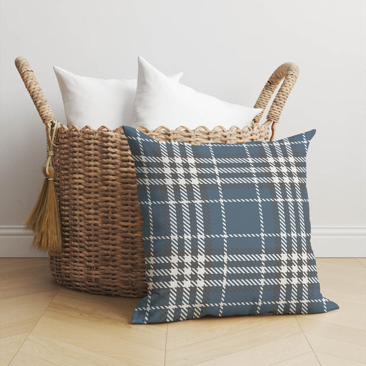 Christopher's Blue Throw Pillow