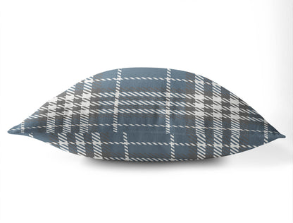 Christopher's Blue Throw Pillow