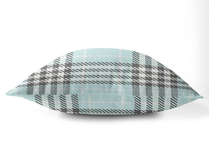 Christopher's Blue Throw Pillow