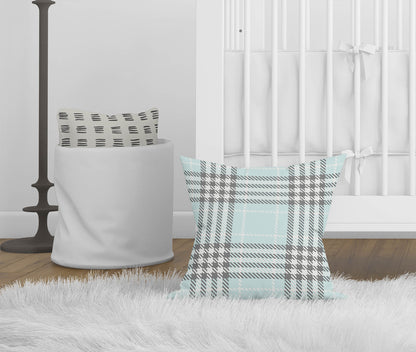 Christopher's Blue Throw Pillow