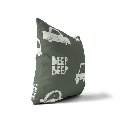 Beep Throw Pillow
