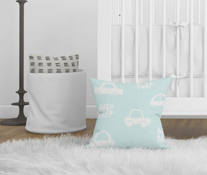 Beep Throw Pillow