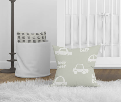 Beep Throw Pillow