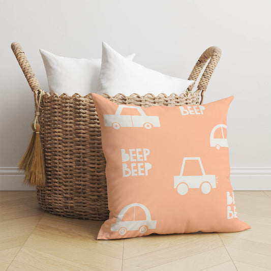 Beep Throw Pillow