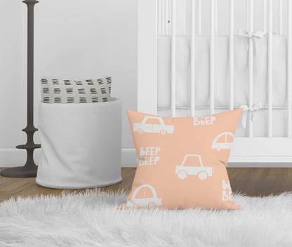 Beep Throw Pillow