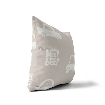 Beep Throw Pillow