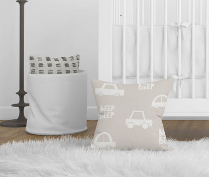 Beep Throw Pillow