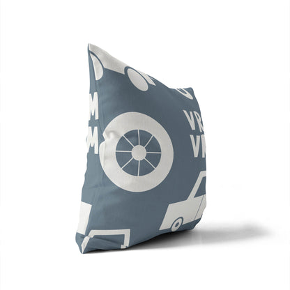 Vroom vroom Throw Pillow