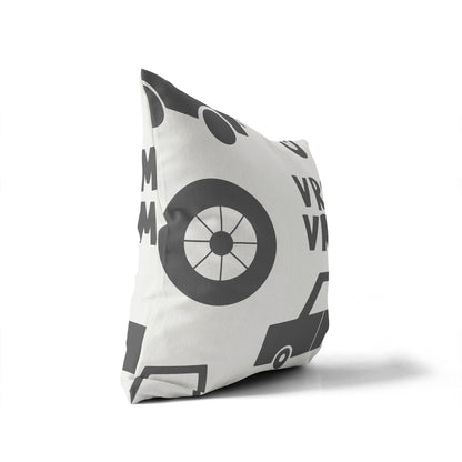 Vroom vroom Throw Pillow