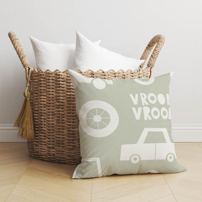 Vroom vroom Throw Pillow