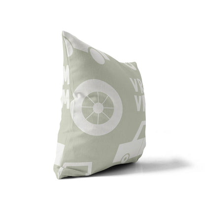 Vroom vroom Throw Pillow