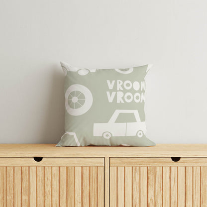 Vroom vroom Throw Pillow