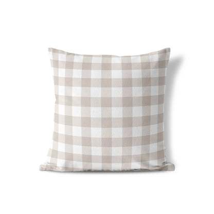 Proper Gingham Throw Pillow
