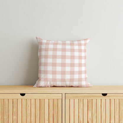 Proper Gingham Throw Pillow