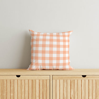 Proper Gingham Throw Pillow
