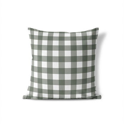 Proper Gingham Throw Pillow
