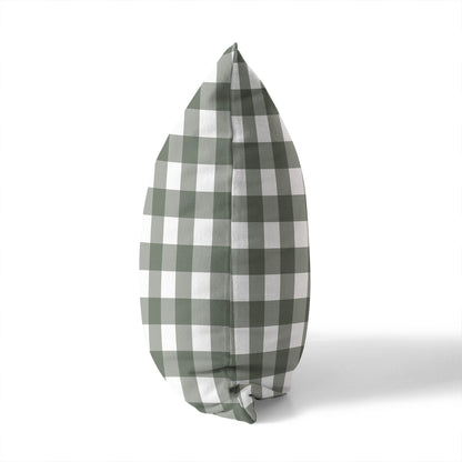 Proper Gingham Throw Pillow
