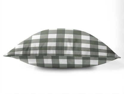 Proper Gingham Throw Pillow