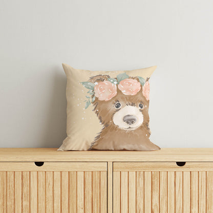 Bearly Throw Pillow