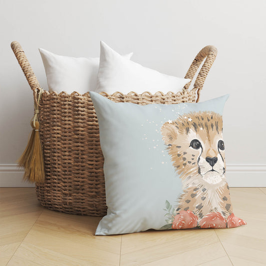 Lil Leopard Throw Pillow