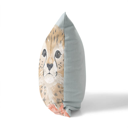 Lil Leopard Throw Pillow