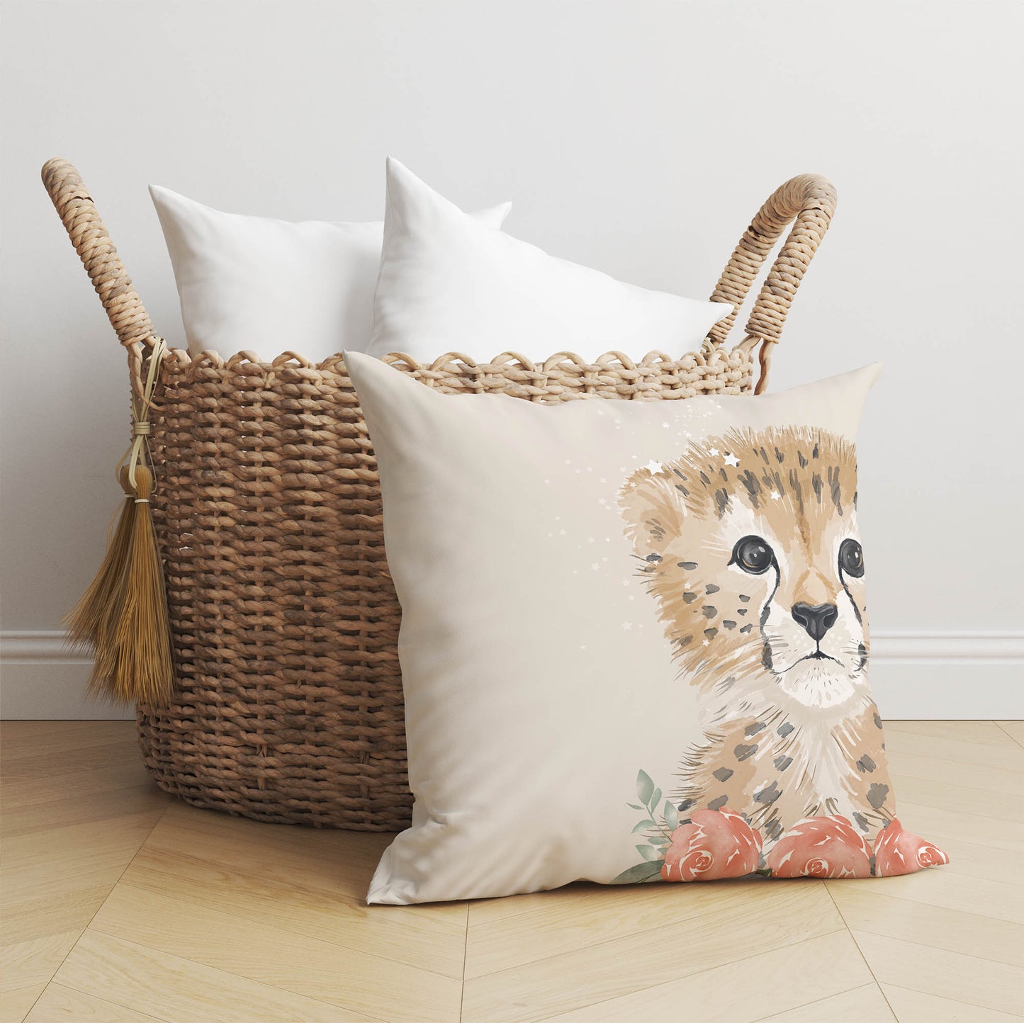 Lil Leopard Throw Pillow