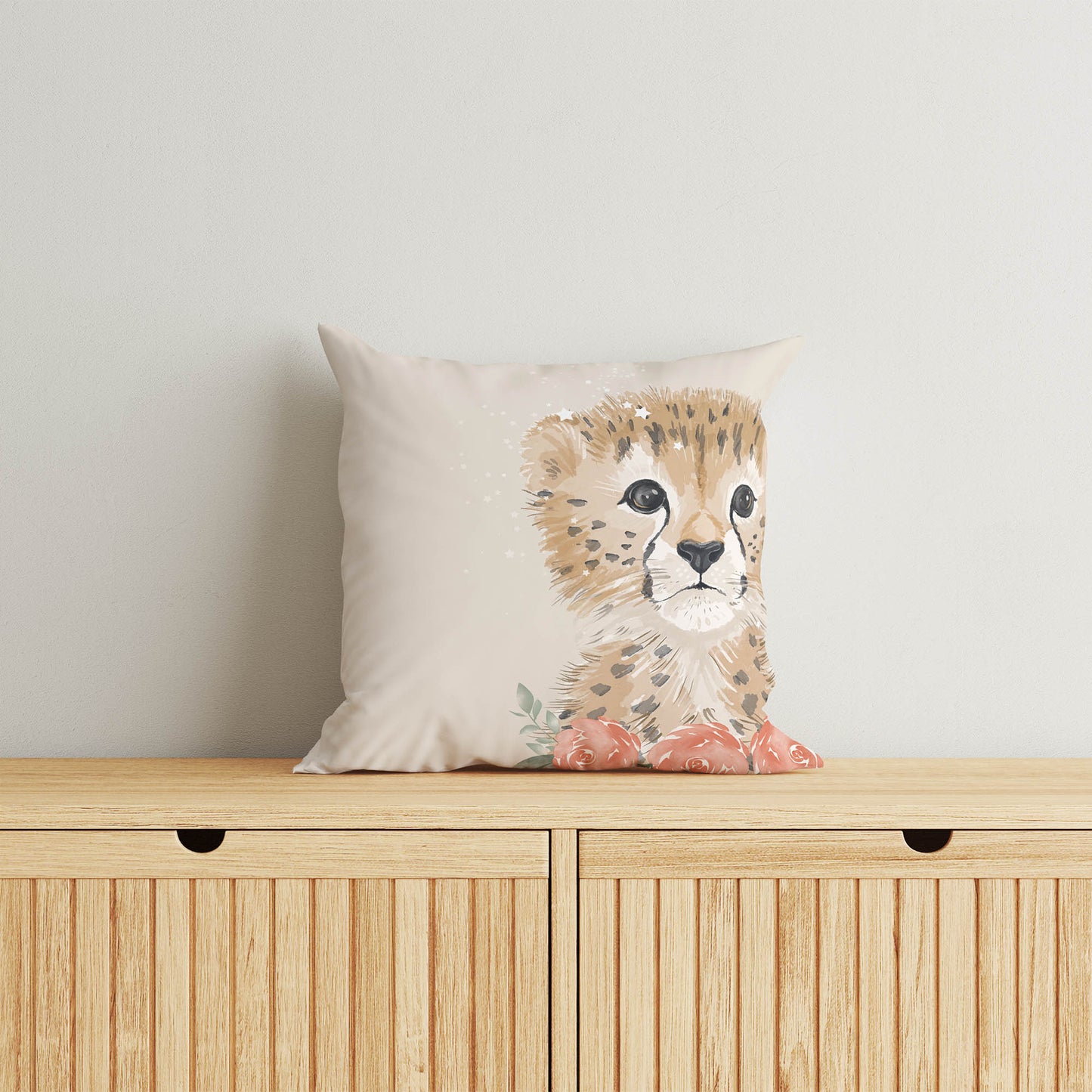 Lil Leopard Throw Pillow