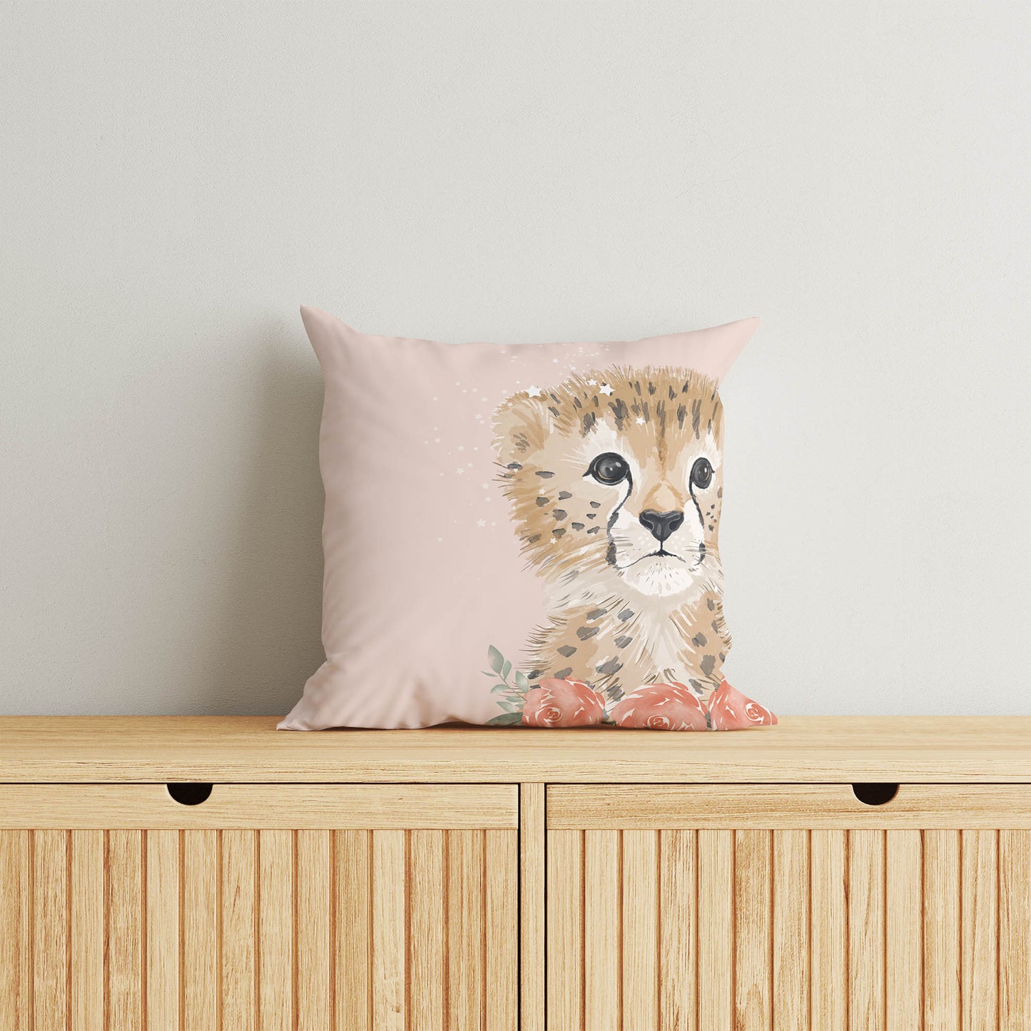Lil Leopard Throw Pillow