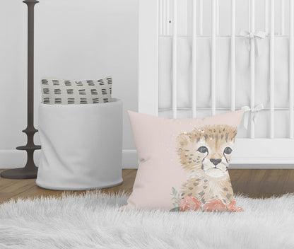Lil Leopard Throw Pillow