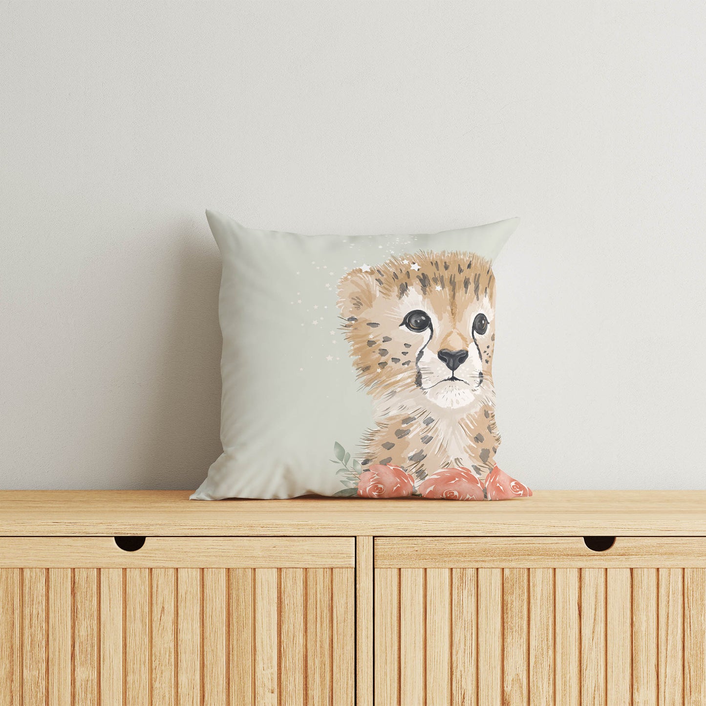 Lil Leopard Throw Pillow