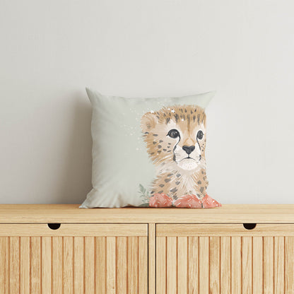Lil Leopard Throw Pillow