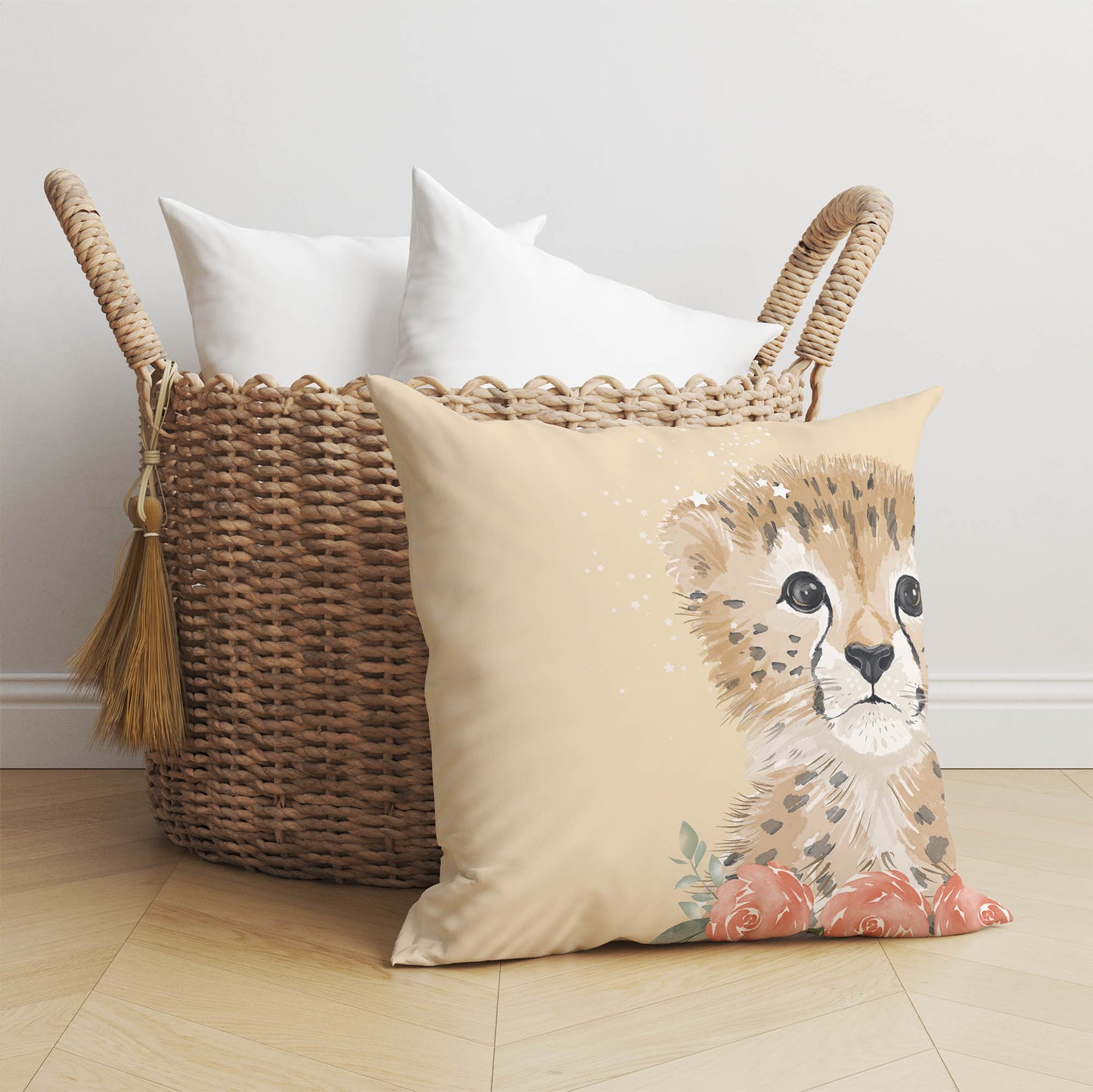 Lil Leopard Throw Pillow