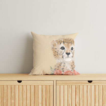 Lil Leopard Throw Pillow