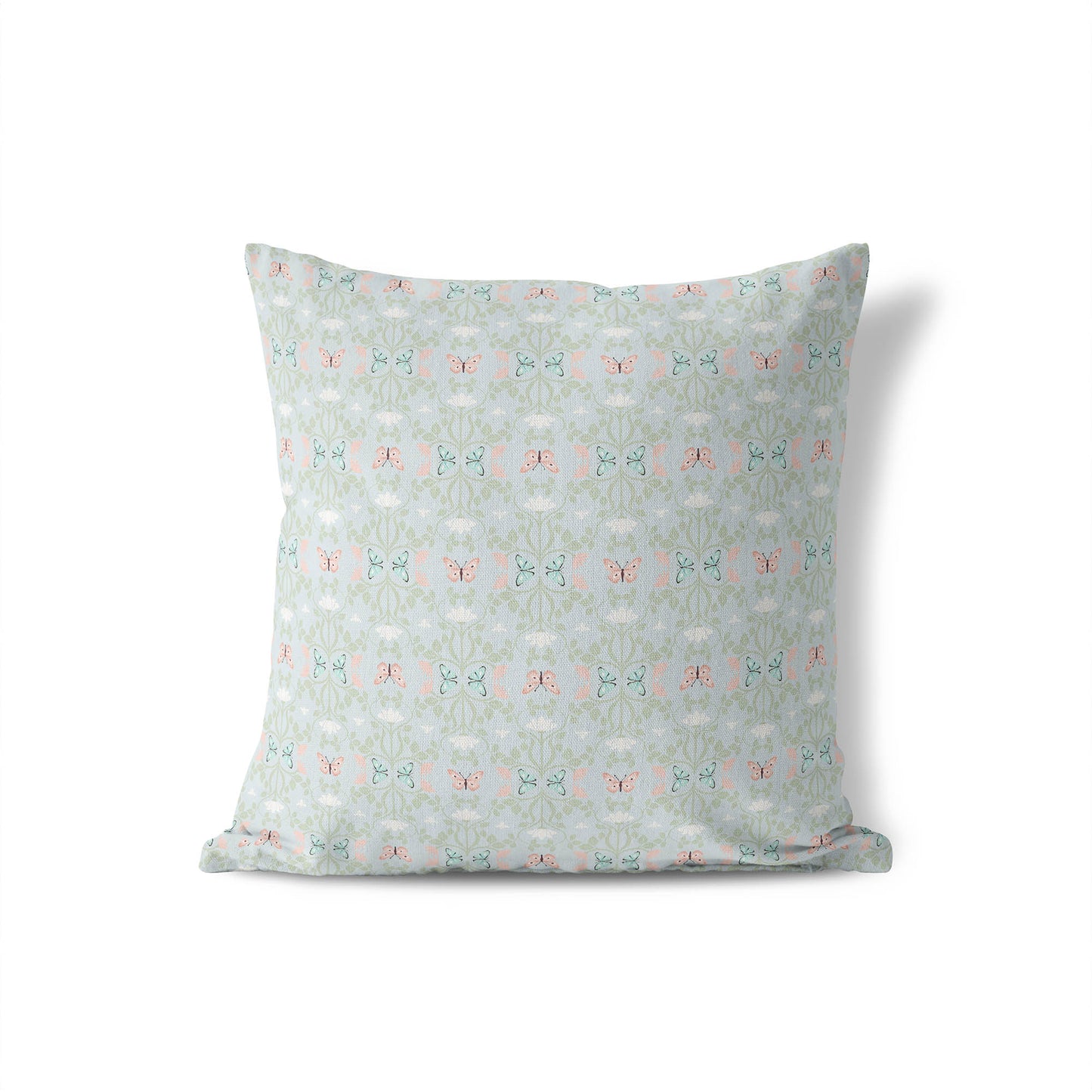 Bees & Butterflies Throw Pillow