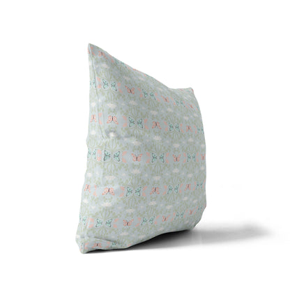 Bees & Butterflies Throw Pillow