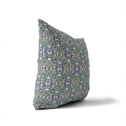 Bees & Butterflies Throw Pillow